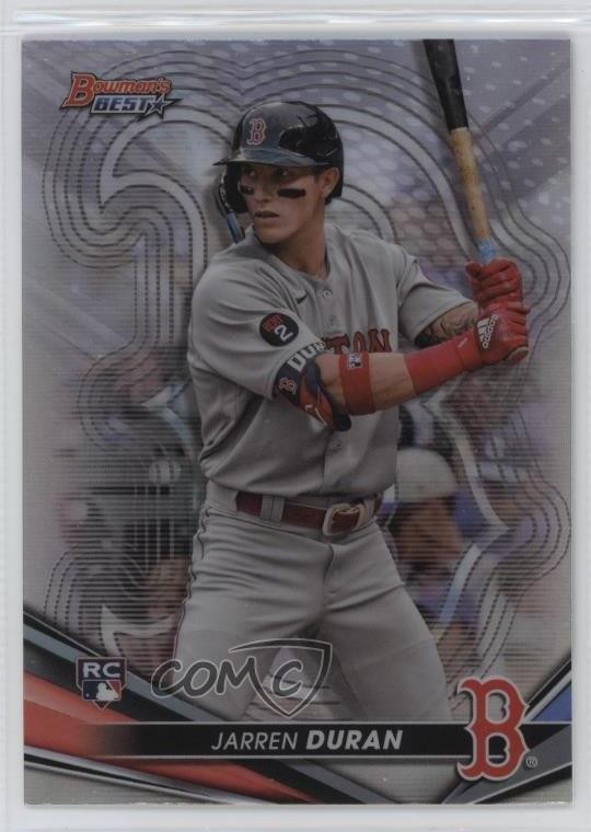 2022 Bowman's Best Refractor Jarren Duran #11 3v0