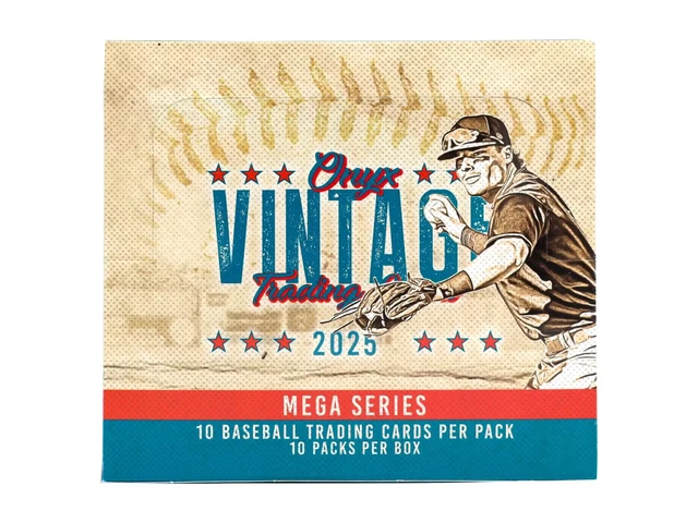 2025 ONYX Vintage Baseball Mega BOX (10 Autographs & 4 Parallels Per Box on avg)