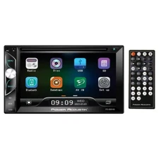 Power Acoustik 6.2" Double Din DVD Receiver Bluetooth & USB