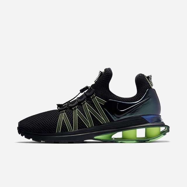 Nike shox gravità ar1999-003 nero verde uomini delle scarpe di abbigliamento sportivo. Nike shox gravità ar1999-003 nero verde uomini delle scarpe di abbigliamento sportivo.