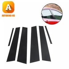 6x Pillar Posts Door Window Protector Trims Fits For Honda Civic 2006-2011