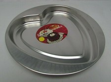 Molde de gelatina y pastel de aluminio Hillware vintage raro HM-31 NOS en forma de corazón