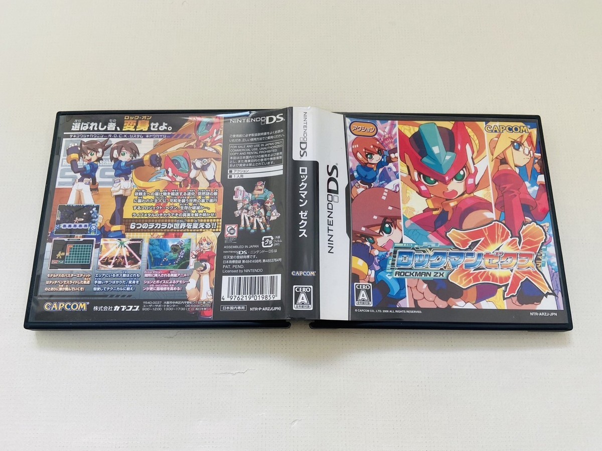 Nintendo DS NDS Mega man ZX Advent Zero Collection Japanese Game