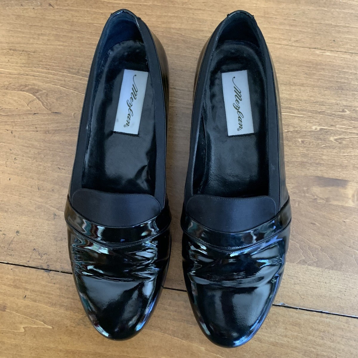 Mezlan Murage For Formal Wear‎ Black Men\'s Size 10M Mezlan Mirage Tuxedo Loafers Mens Size 9 Black Patent  main image 3