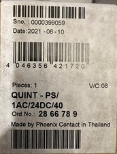 Phoenix Contact QUINT-PS/1AC/24DC/40 DIN Rail Power Supply  BRAND NEW IN BOX