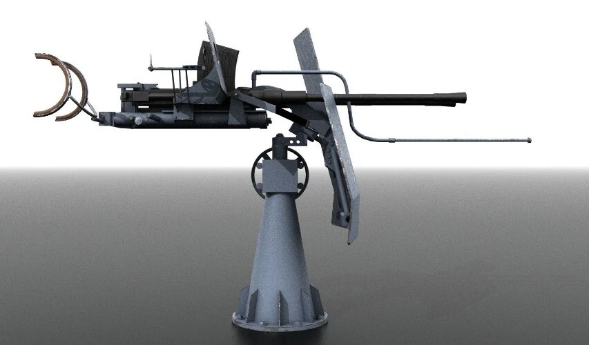 Peddinghaus-3 D Druck 1/72 72F160 2 cm Marine Flakzwilling