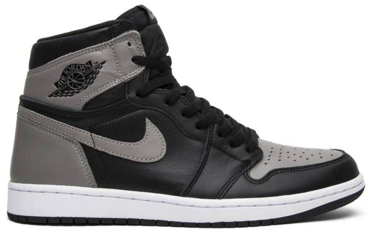 Jordan 1 Retro High Shadow size 9.5 Nike Air Jordan 1 Retro High OG Shadow 2013 Black Soft Grey  main image 3