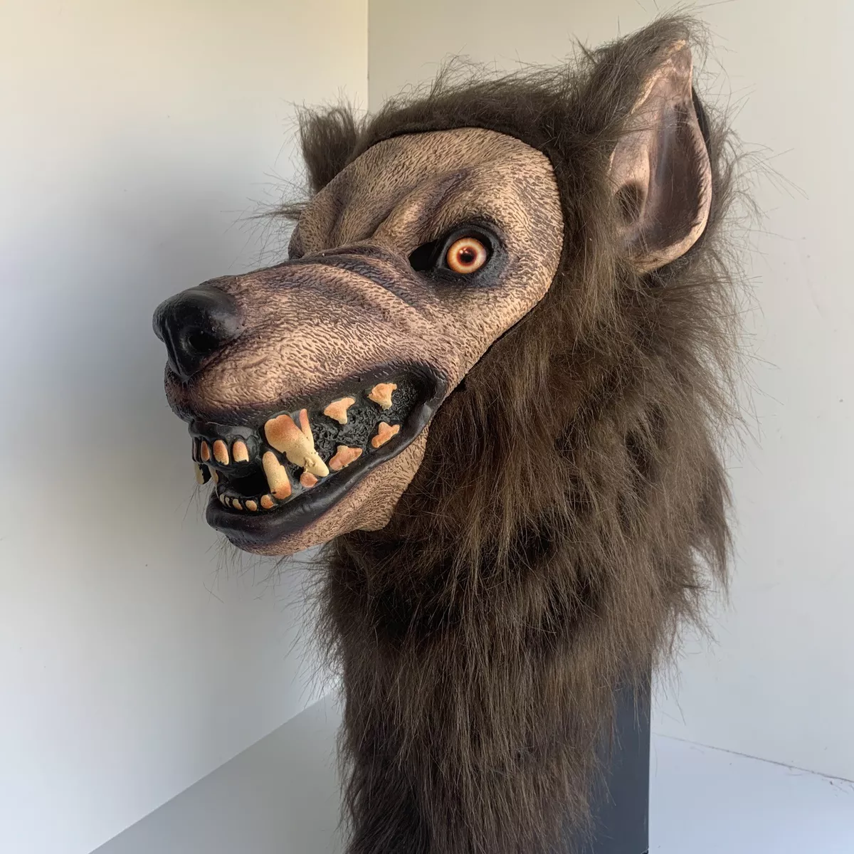 Halloween Costume For Man Wolf Realistic Latex Mask Animal Scared