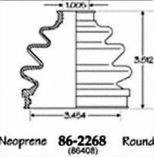 Outer Boot Kit  EMPI  86-2268D