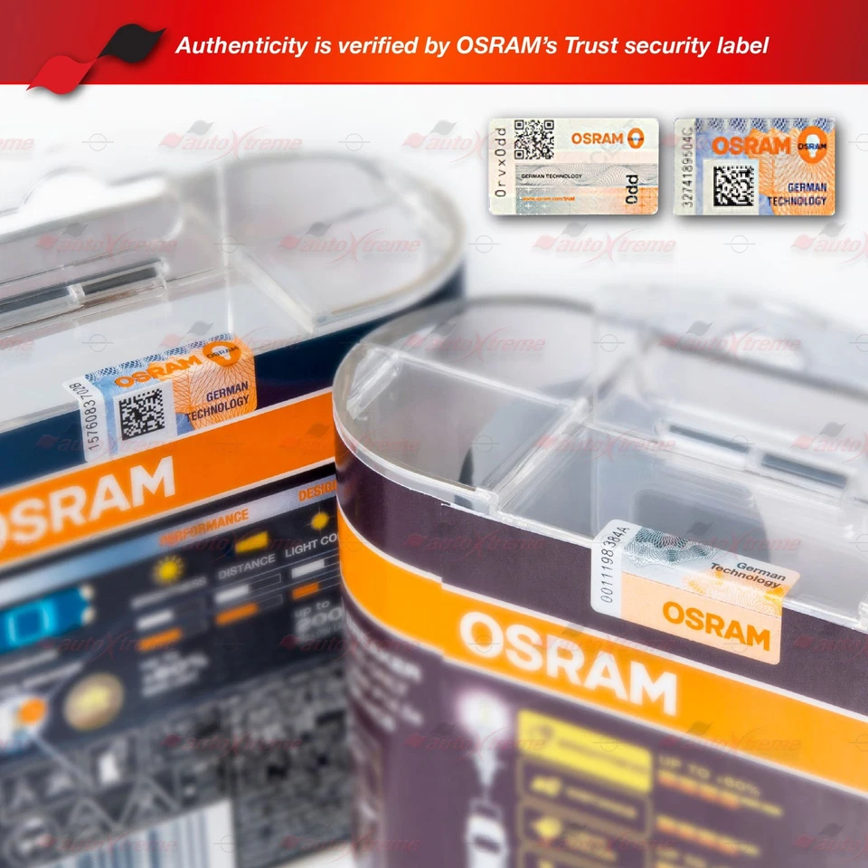 2x H7 477 OSRAM Interruptor Antiniebla DuoBox AMARILLO Foco Bombillas 2600K Lámparas para haz bajo Foto 4 de 4