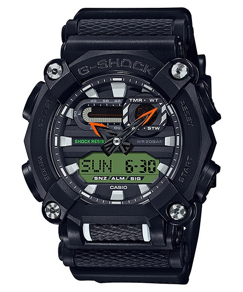 時計 G-SHOCK GA-900E-1A3JR NEW Casio G-Shock HEAVY DUTY w/ Extra Reflective Strap Mens Watch