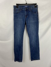 Old Navy Boys Size 12 Adjustable Waist Blue Skinny Denim Jeans