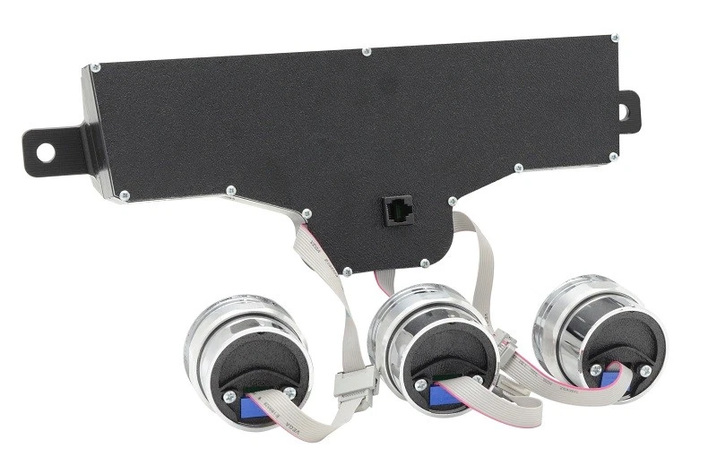 Sistema de medidores analógicos Dakota Digital 61 62 Chevy Impala preto vermelho VHX-61C-IMP-K-R - Imagem 3 de 4