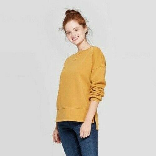 plus size yellow sweatshirt