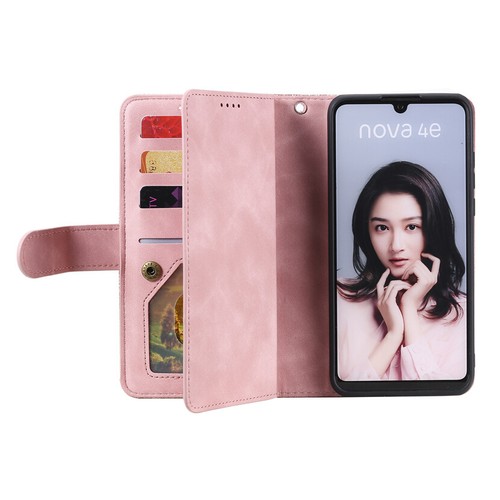 Zip Leather Wallet Case Multi Card Flip Cover for Huawei P40/P30/P20 Lite Pro - Picture 35 of 37
