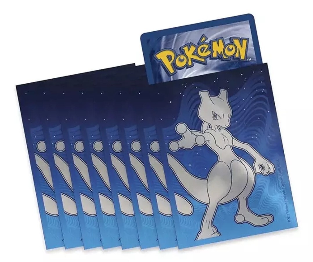 Pokémon TCG Mewtwo Pokemon GO ETB Card Sleeves x 65 New Sealed