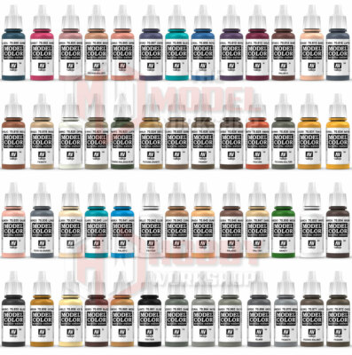 Vallejo Modell Farbe Farben Acryl Kriegsfarben 17ml Flasche 70.800 bis 70.999