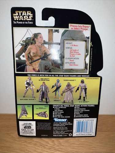 Kenner 1997 Star Wars Il potere della forza Principessa Leila Jabbas prigioniera - Foto 2 di 6