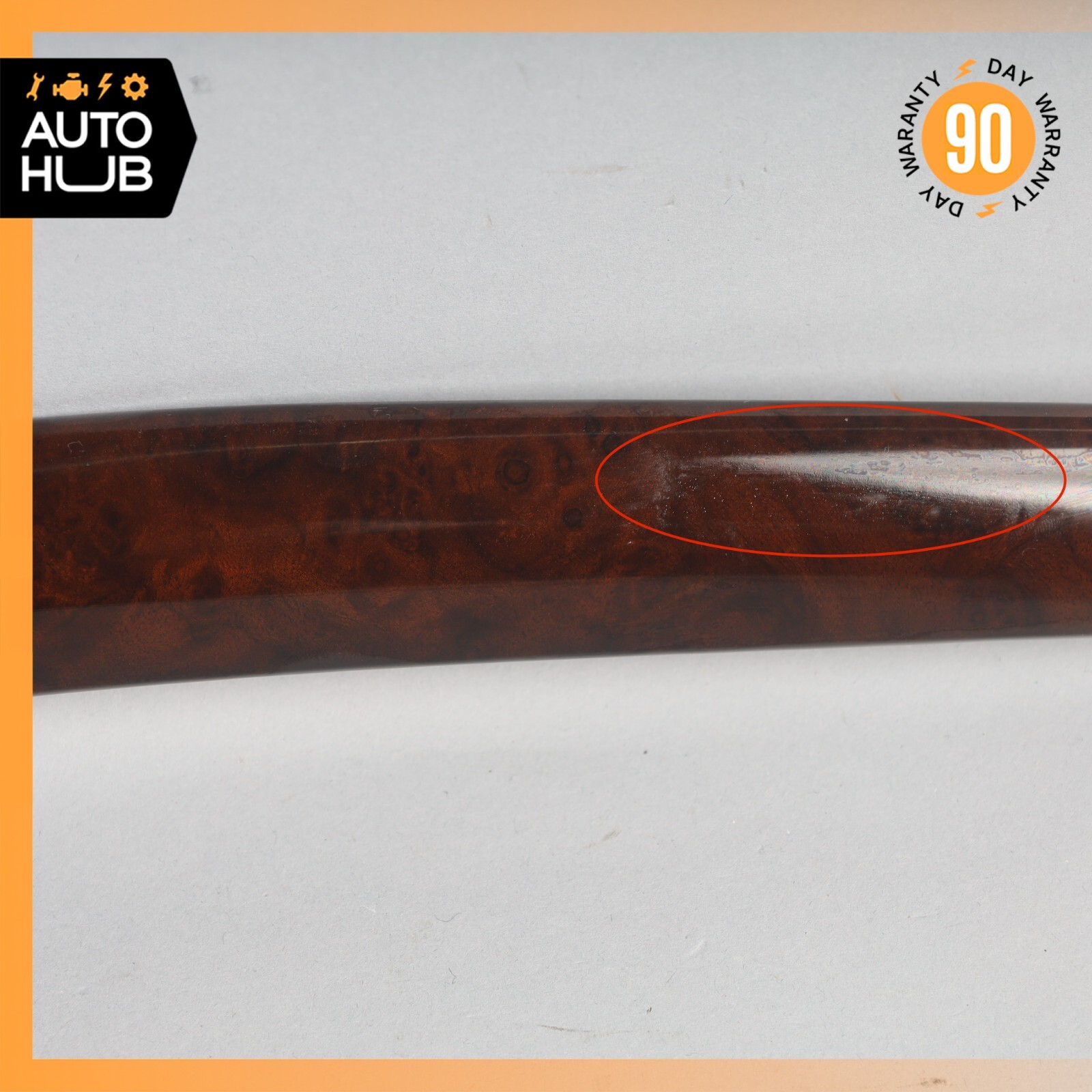 08-19 Maserati GranTurismo M145 Coupe Rear Right Side Door Panel Trim Wood OEM
