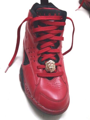 Cerraduras de encaje de cabeza de león de metal para Air Lebron Jordan LBJ 8 Dunk Max Force 1 dorado - Imagen 4 de 7
