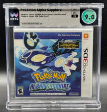 Pokemon Alpha Sapphire  Bonus Nintendo 3DS Early Print CIB Complete WATA 9.0