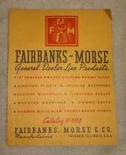 H414B FAIRBANKS MORSE DEALER PRODUCT LINE 1937 CATALOG Engines Windmills Gensets