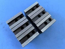 SCHUNK ( 1/16 x 90° ) STEEL Chuck Jaw SET ( 1 ) NEW 3pc Set ( 1 ) USED 3pc Set