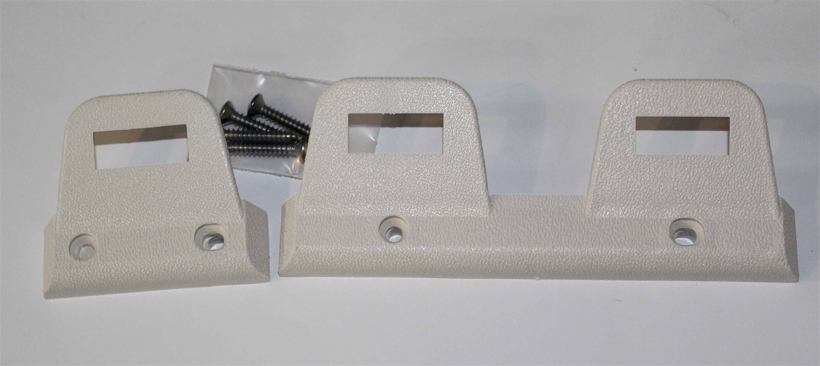 NEW Mopar 1968-69 White Bench Seat Belt Clips