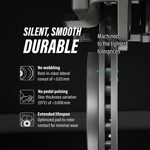 [Front+Rear] Coated Brake Rotor Semi-Metallic Pad Kit For Jeep Cherokee Chrysler - Picture 8 of 10