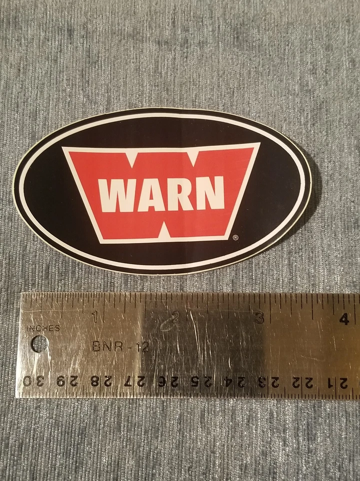 Warn Powersports Logo Vinyl Decal Sticker Decal Winch New One Sticker - Image 4 of 4