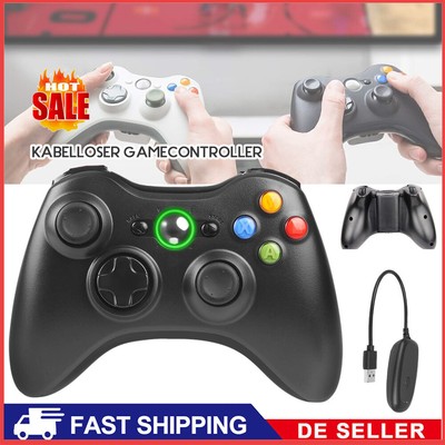 2.4G Wireless Controller Gamepads für Microsoft Xbox 360 & Slim/PS3/PC Windows