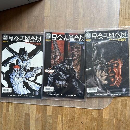 Panini-DC-D: Batman Deathblow-Nach dem Feuer #1-3,komplette Mini(2003,Azzarello)