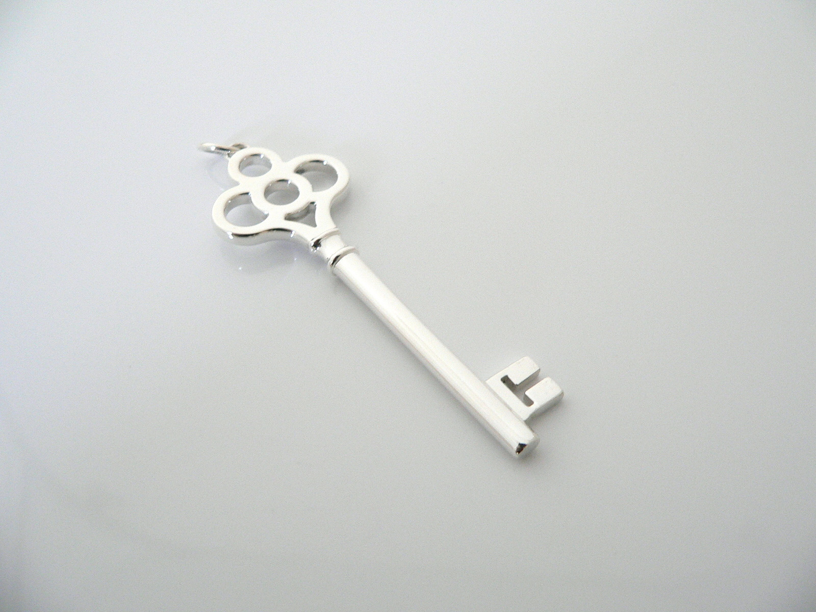 Tiffany & Co Corona Llave Colgante Dije Grande 4 Collar Pulsera Amor Regalo T Co