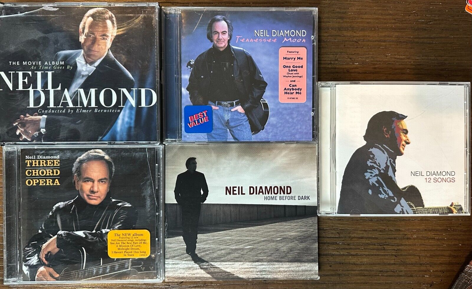 Neil Diamond 5 Cd Lot Movie Album & More, See Description for Titles and Info