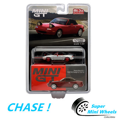 CHASE ! Mini GT 1:64 Mazda Miata MX-5 (NA) Classic Red #361