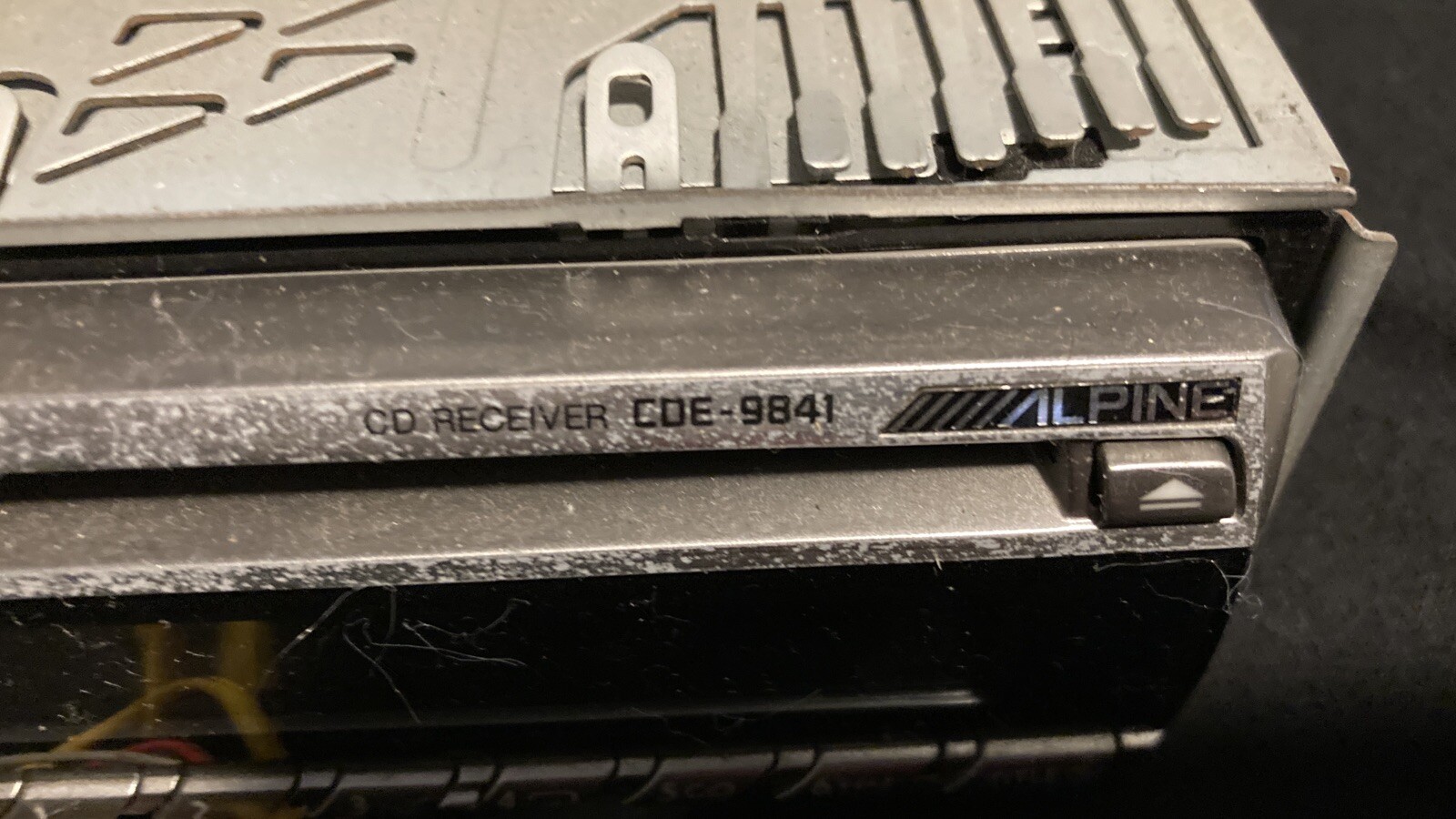 Used Alpine Car Stereo W/ Cd Player CDE9841 eBay