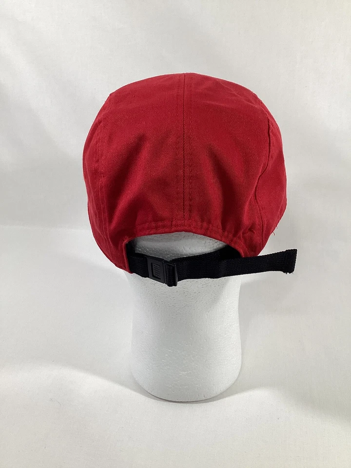 Gorra Hawaiana Salt 5 Paneles Ajustable Rojo 100% Algodón Aloha OSFM Foto 4 de 4