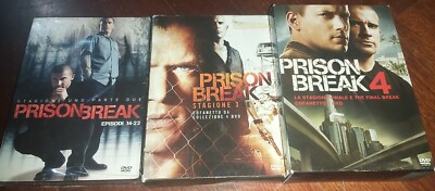 DVD PRISON BREAK TV SERIE STAFFELN 1 2 3 UND 4 + FINAL BREAK
