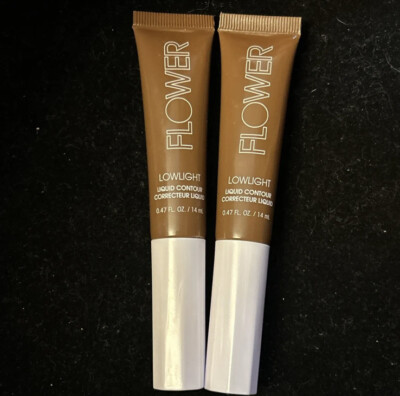 Flower Lowlight Liquid Contour, Deep, 0.47 FL. OZ. Each Lot Of 2