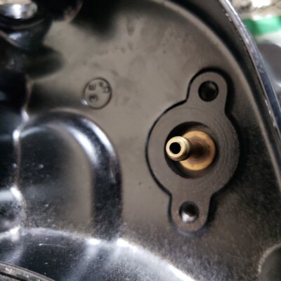 YAMAHA YF350Z BANSHEE genuine clutch cover clutch case oil gauge