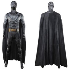 The Batman Damaged Armor Jumpsuit Cosplay Superhero Bodysuit Costume Halloween