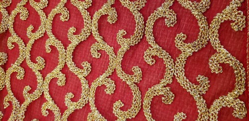 Beautiful Hand Sewn Decorative Handkerchief for Pooja - Picture 4 of 12