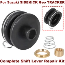 For Suzuki SIDEKICK Geo TRACKER SHIFTER LEVER REPAIR KIT Bushings Spring Boot