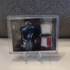2014 Bowman Sterling Rookie Dual Relics Andre Williams New York Giants 