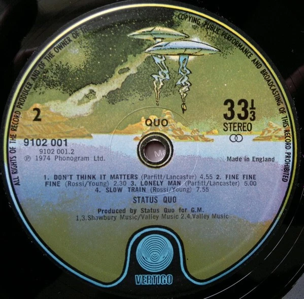 Status Quo - Quo Vinyl LP (LP Record, Album) - Image 4 of 4