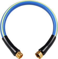 Short Garden Hose 2FT X 5/8",Leader Hose for Hose Reel Faucet,Short Water Hose H