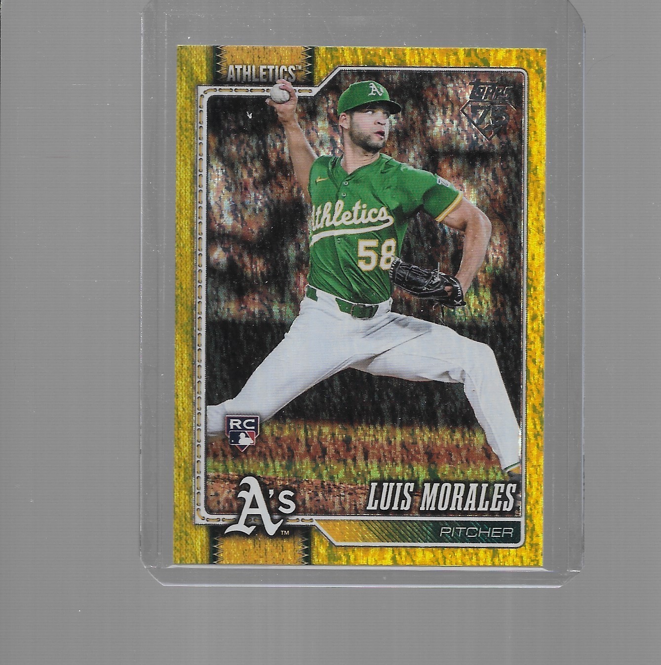 2026 TOPPS SERIES 1 BASEBALL YELLOW HOLO FOIL LUIS MORALES ROOKIE #259 (234/399)