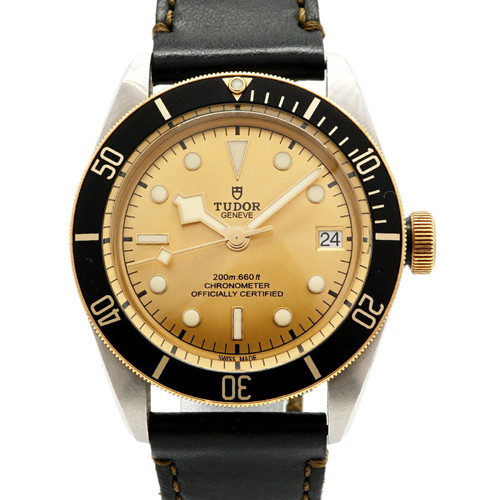 Tudor Black Bay S&G 79733N Gold Dial Men's Watch GZl1iddp