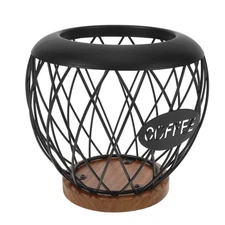 Coffee Capsule Organizer Metal Wire Basket Holder For Kitchen Countertop