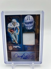 Daryl Johnston /99 Patch Auto 2025 Panini Silhouette Football Card